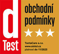 Términos y condiciones dTest - TorriaCars s.r.o., www.sixtol.cz, vigencia hasta 11/2025