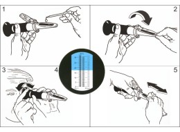 Refractómetro para medir mosto cervecero / saccharómetro cervecero AT 32 SIXTOL