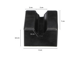 Almohadilla de goma para gato de coche JACK PAD 9