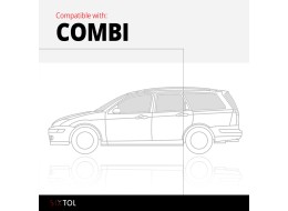 Bandeja de maletero de goma RENAULT Kangoo 06/2010->, familiar.