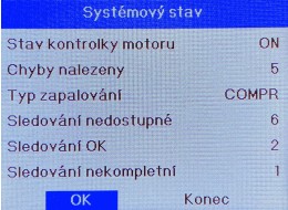 Autodiagnóstico SX FIVE en CZ/SK/DE/EN/HU