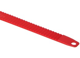 Correa de sujeción para portabicicletas para enganche, longitud 27 cm, roja - repuesto