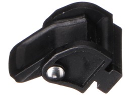 Hebilla de plástico para correa de sujeción del portabicicletas BIKE 2 / 3 / 4, negra - pieza de rec