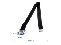 Cintas de sujeción para fijar la rueda de bicicletas eléctricas, longitud 650 mm, 2 unidades - pieza