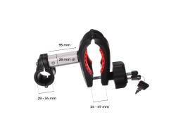 Brazo / soporte de cuadro de la bicicleta para portabicicletas de enganche, corto, longitud 7 cm - p