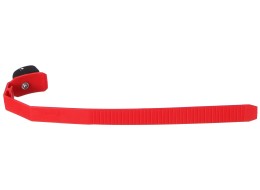 Correa de cierre rápido para portabicicletas de enganche, longitud 38 cm, roja - pieza de recambio