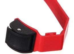 Correa de cierre rápido para portabicicletas de enganche, longitud 38 cm, roja - pieza de recambio