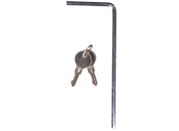 Barra transversal con cerradura de aluminio ROOF RACK 120cm, capacidad 90kg