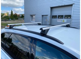 Barra transversal de aluminio con cerradura ROOF RACK IN 1, 120cm, capacidad 90kg