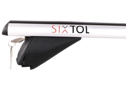 Barra transversal de aluminio con cerradura ROOF RACK IN 1, 120cm, capacidad 90kg