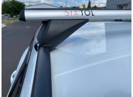 Barra transversal de aluminio con cerradura ROOF RACK IN 1, 120cm, capacidad 90kg