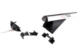 Barra transversal de aluminio con cerradura ROOF RACK IN 1, 120cm, capacidad 90kg