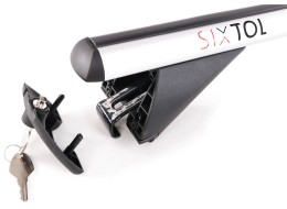 Barra transversal de aluminio con cerradura ROOF RACK IN 1, 120cm, capacidad 90kg