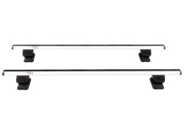 Barra transversal de aluminio con cerradura ROOF RACK FIX 1, 120 cm, capacidad 90 kg