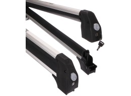 Portaequipajes de techo para esquís, snowboards y wakeboards con cerradura ROOF SKI, 76 cm, capacida