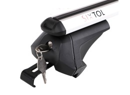Barra transversal con cerradura de aluminio ROOF RACK IN PRO, 120 cm, capacidad 90 kg