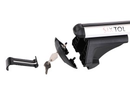 Barra transversal con cerradura de aluminio ROOF RACK IN PRO, 120 cm, capacidad 90 kg
