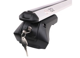 Barra transversal con cerradura de aluminio ROOF RACK PRO 120 cm, capacidad 90 kg