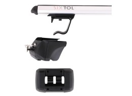 Barra transversal con cerradura de aluminio ROOF RACK FIX PRO, 120 cm, capacidad 90 kg