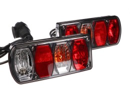 Juego de luces con cable y clavija de 13 pines para portabicicletas E-BIKE PREMIUM - pieza de repues