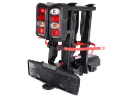 Portabicicletas para enganche E-BIKE 2 PREMIUM - 2 bicicletas eléctricas, capacidad 60 kg, plegable