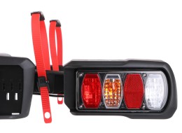 Portabicicletas para enganche E-BIKE 2 PREMIUM - 2 bicicletas eléctricas, capacidad 60 kg, plegable