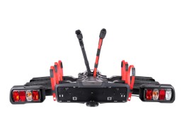 Portabicicletas para enganche E-BIKE 3 PREMIUM - 3 bicicletas eléctricas, capacidad 60 kg, plegable
