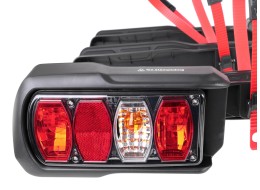 Portabicicletas para enganche E-BIKE 3 PREMIUM - 3 bicicletas eléctricas, capacidad 60 kg, plegable