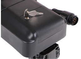 Portabicicletas para enganche E-BIKE 3 PREMIUM - 3 bicicletas eléctricas, capacidad 60 kg, plegable