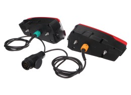 Juego de luces con cable y enchufe de 13 pines para portabicicletas E-BIKE PRO - pieza de repuesto