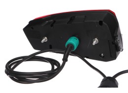 Juego de luces con cable y enchufe de 13 pines para portabicicletas E-BIKE PRO - pieza de repuesto