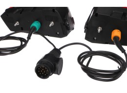 Juego de luces con cable y enchufe de 13 pines para portabicicletas E-BIKE PRO - pieza de repuesto