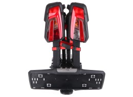 Portabicicletas para enganche E-BIKE 2 PRO - 2 bicicletas eléctricas, capacidad 60 kg, plegable