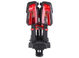 Portabicicletas para enganche E-BIKE 2 PRO - 2 bicicletas eléctricas, capacidad 60 kg, plegable