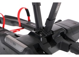 Portabicicletas para enganche E-BIKE 2 PRO - 2 bicicletas eléctricas, capacidad 60 kg, plegable