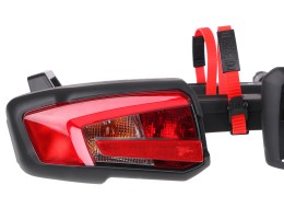 Portabicicletas para enganche E-BIKE 2 PRO - 2 bicicletas eléctricas, capacidad 60 kg, plegable