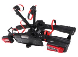 Portabicicletas para enganche E-BIKE 2 PRO - 2 bicicletas eléctricas, capacidad 60 kg, plegable
