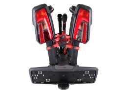 Portabicicletas para enganche E-BIKE 3 PRO - 3 bicicletas eléctricas, capacidad 60 kg, plegable