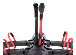 Portabicicletas para enganche E-BIKE 3 PRO - 3 bicicletas eléctricas, capacidad 60 kg, plegable
