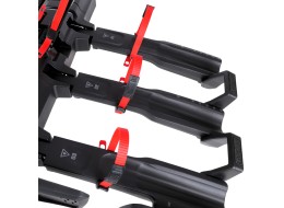 Portabicicletas para enganche E-BIKE 3 PRO - 3 bicicletas eléctricas, capacidad 60 kg, plegable