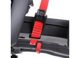 Portabicicletas para enganche E-BIKE 3 PRO - 3 bicicletas eléctricas, capacidad 60 kg, plegable