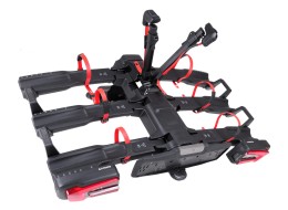 Portabicicletas para enganche E-BIKE 3 PRO - 3 bicicletas eléctricas, capacidad 60 kg, plegable