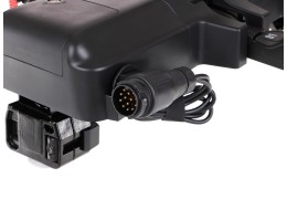 Portabicicletas para enganche E-BIKE 3 PRO - 3 bicicletas eléctricas, capacidad 60 kg, plegable