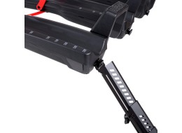 Portabicicletas para enganche E-BIKE 3 PRO - 3 bicicletas eléctricas, capacidad 60 kg, plegable