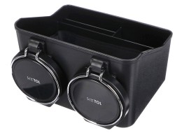 Organizador/soporte de bebidas para coche para el reposabrazos CAR STORAGE 2
