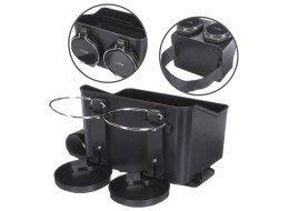 Organizador/soporte de bebidas para coche para el reposabrazos CAR STORAGE 2