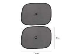 Protector solar con ventosa para ventana lateral del coche CAR SUNSHADE SET 7, 44 x 36 cm, 2 unidade