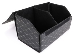 Organizador de maletero CAR COMPACT ELEGANT L, 2 compartimentos, plegable, con tapa SIXTOL