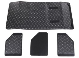 Organizador de maletero CAR COMPACT ELEGANT L, 2 compartimentos, plegable, con tapa SIXTOL
