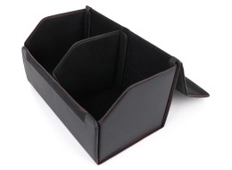 Organizador para maletero CAR COMPACT LEATHER L, 2 compartimentos, plegable, con tapa